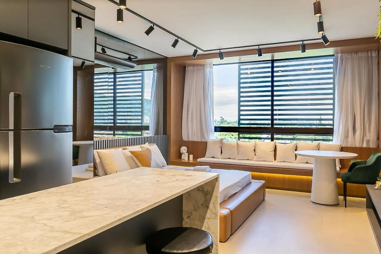 Apartment Wi-Fi 200Mb | Piscina No Rooftop #Corg01 Florianopolis Brazil