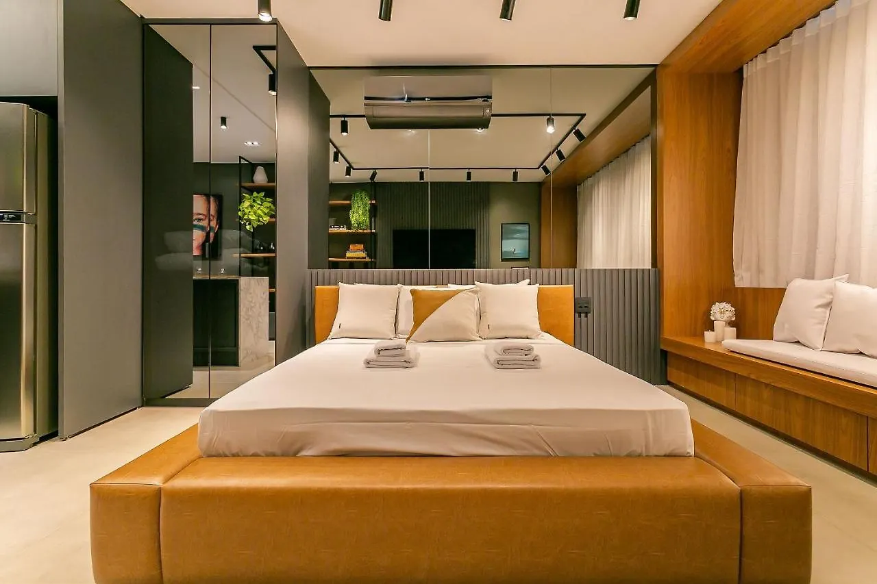 Apartment Wi-Fi 200Mb | Piscina No Rooftop #Corg01 Florianopolis