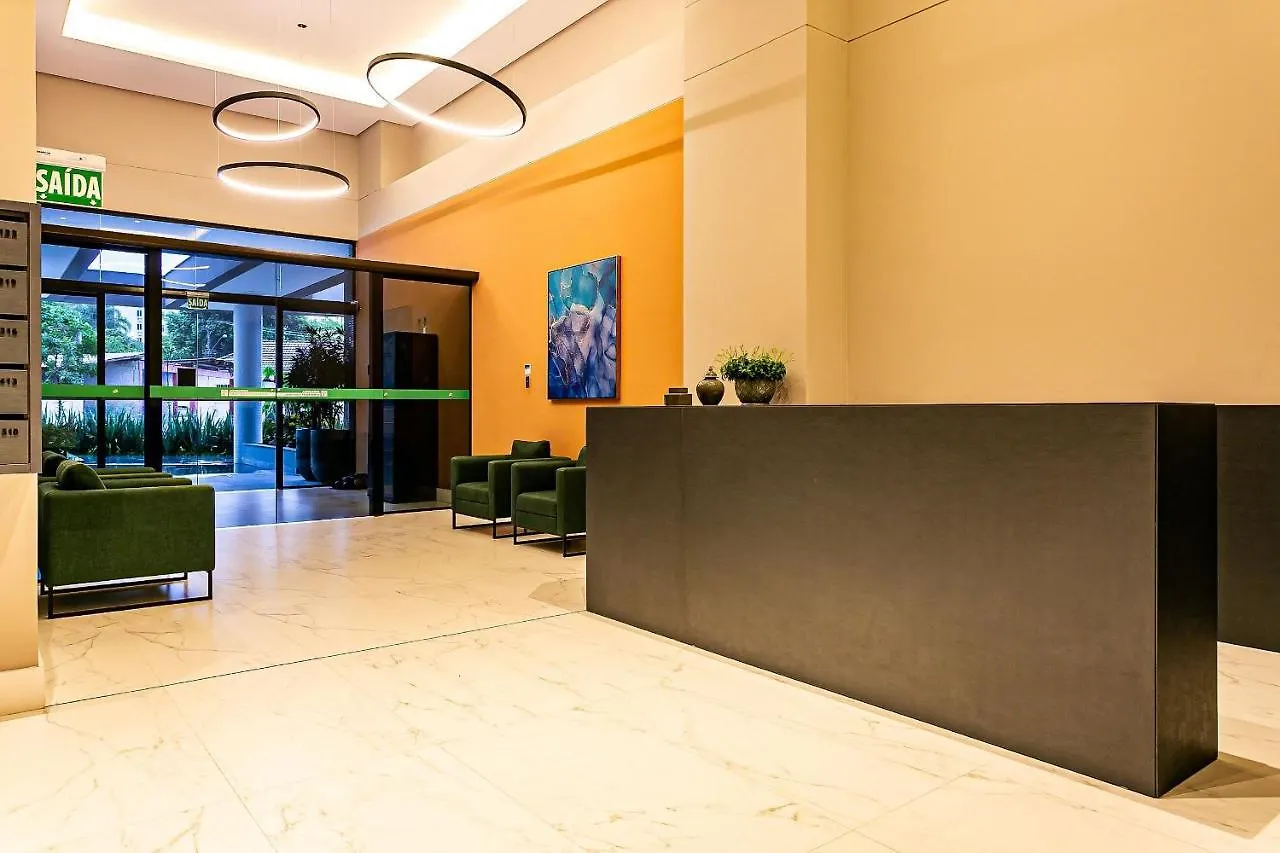 Apartment Wi-Fi 200Mb | Piscina No Rooftop #Corg01 Florianopolis
